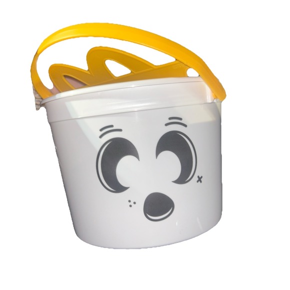 2025 McDonald's Halloween McGhost Ghost White Boo Bucket w/ Glow Dark Stickers - Picture 3 of 6